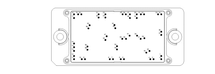 机械图纸 - onsemi NXH300B100H4Q2F2 Q2BOOST模块